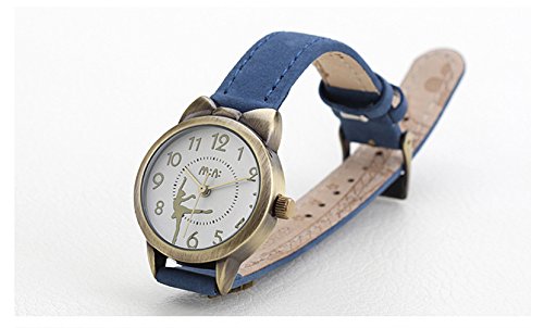 DREAMING Q&P Soft Leather Strap Girls Quartz Watch - Cute Bowknot Case for Women & Teen Students | Perfect for School, Daily Wear & Fashion Accessories