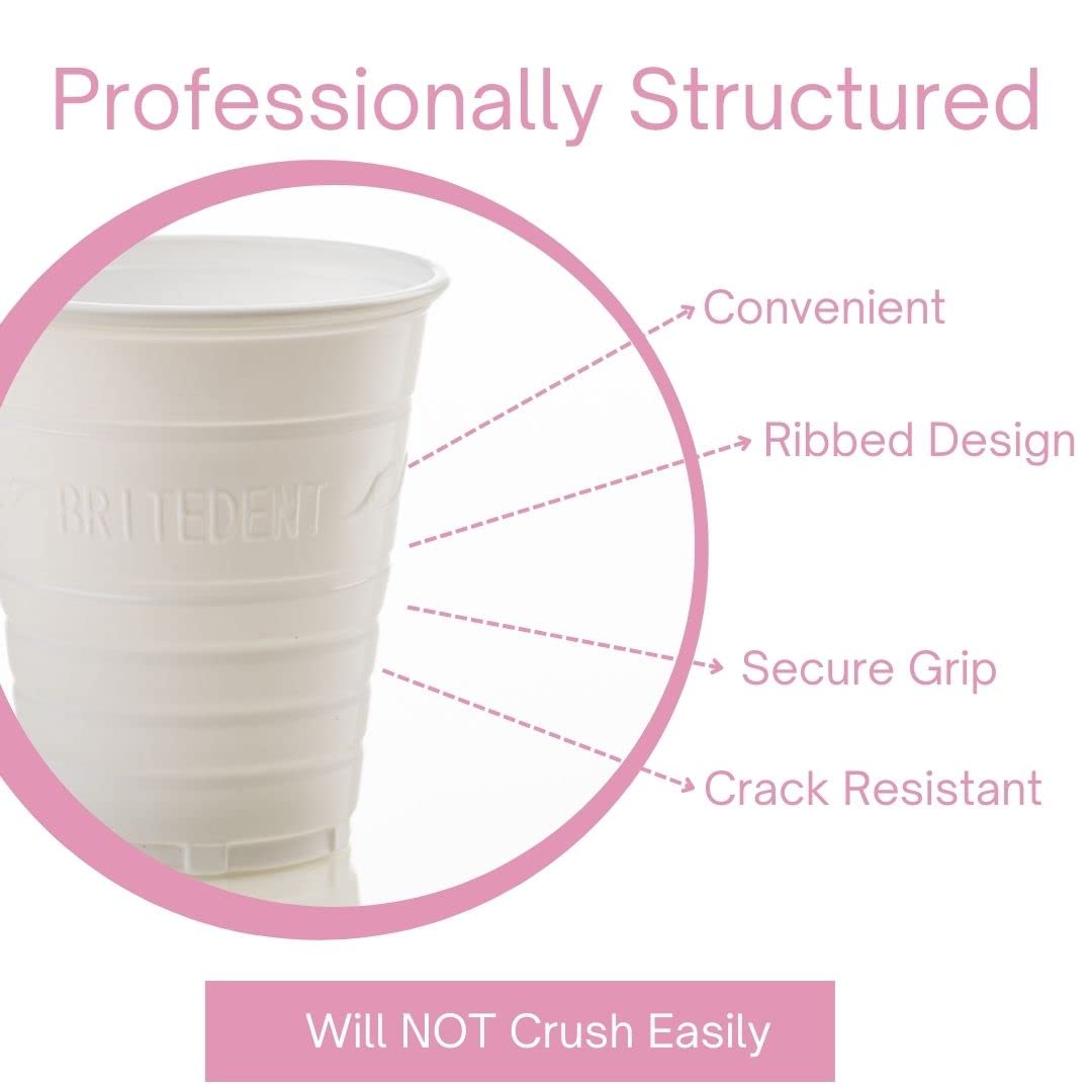 1000-Pack Purple/Lavender 5 oz Disposable Plastic Cups with Embossed Grip - Bulk Drinking Cups for Dental Offices, Hospitals, Home, Office & Picnics | Perfect for Parties, Events, and Everyday Use