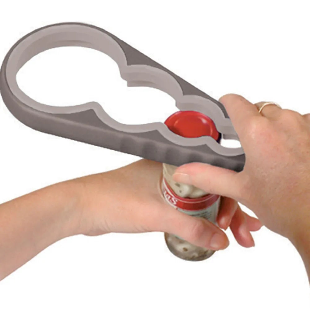 Easy Twist Jar & Bottle Opener - Effortless Kitchen Tool for Stubborn Lids - Perfect for Home, Camping & Elderly Use