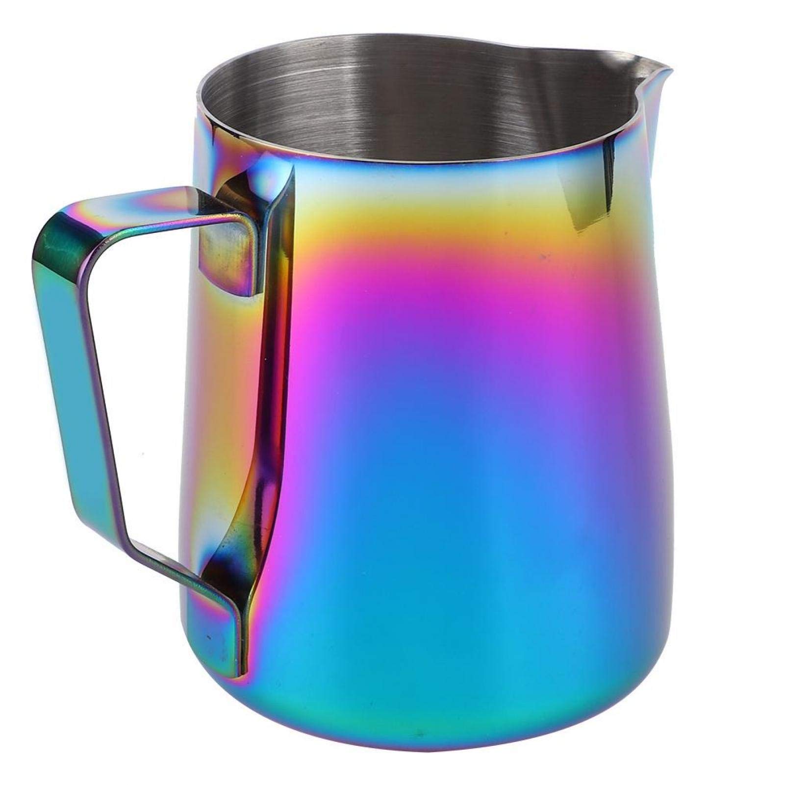 Stainless Steel Latte Milk Frother Pitcher - Barista Coffee Frothing Jug for Cappuccino, Latte Art, Home & Cafe Use (Color Options) - Perfect for Espresso Machines & Milk Steaming