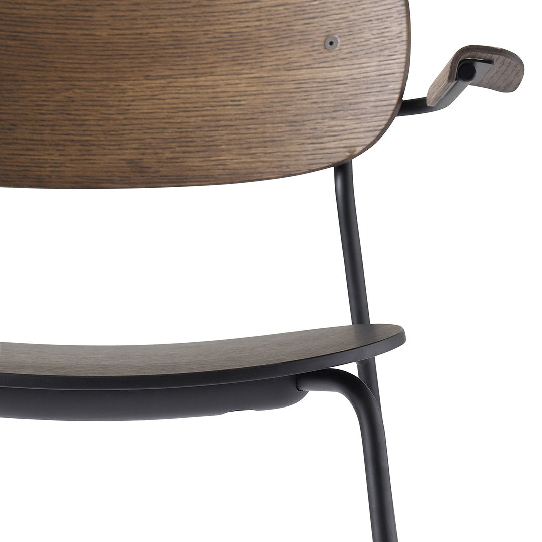 Modern Wooden Dining Chair with Armrests - Comfortable & Stylish for Kitchen, Dining Room, or Breakfast Nook