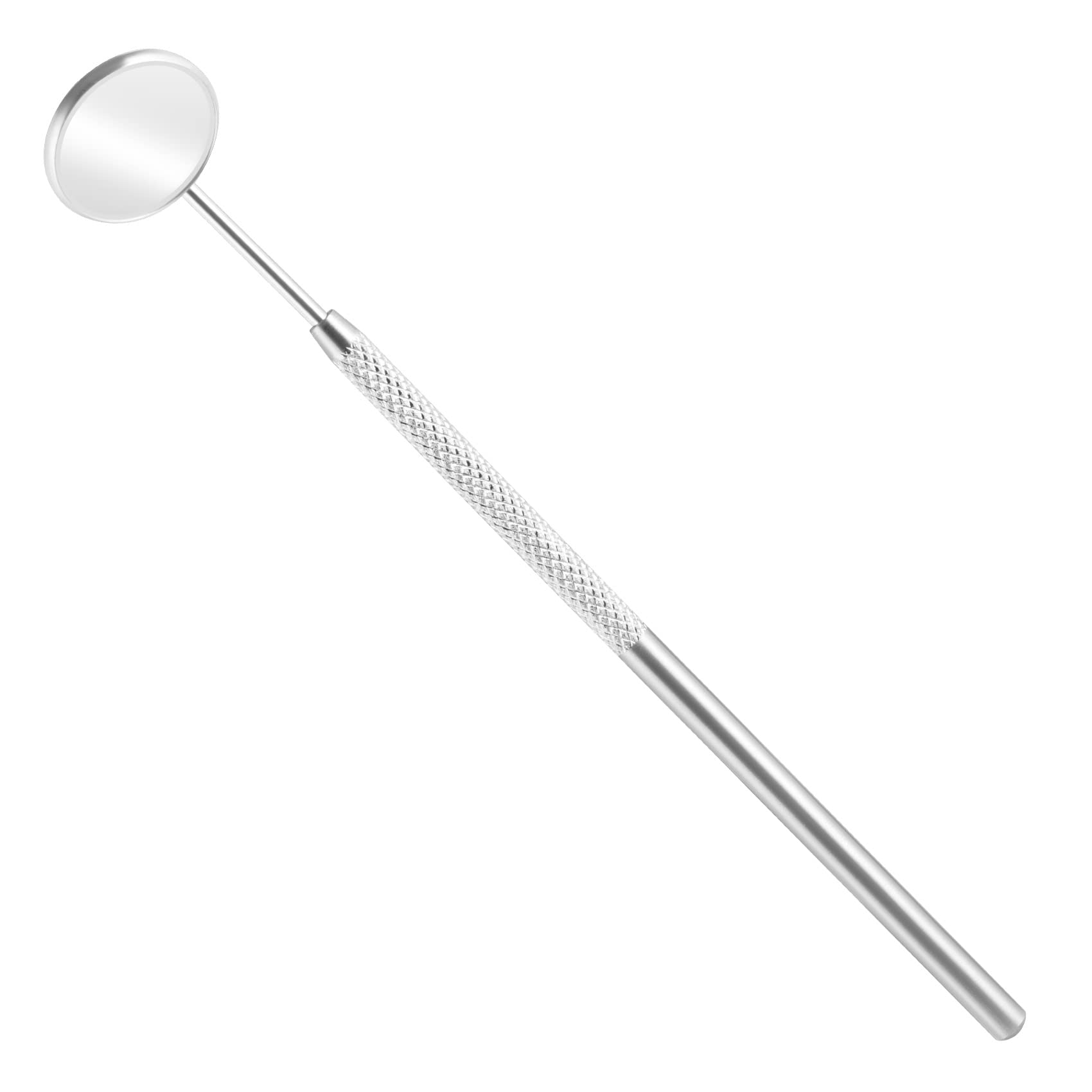 **Annhua Stainless Steel Anti-Fog Dental Inspection Mirror - Curved Oral Care Tool for Dentists & Hygienists, Perfect for Dental Exams, Makeup & Travel**