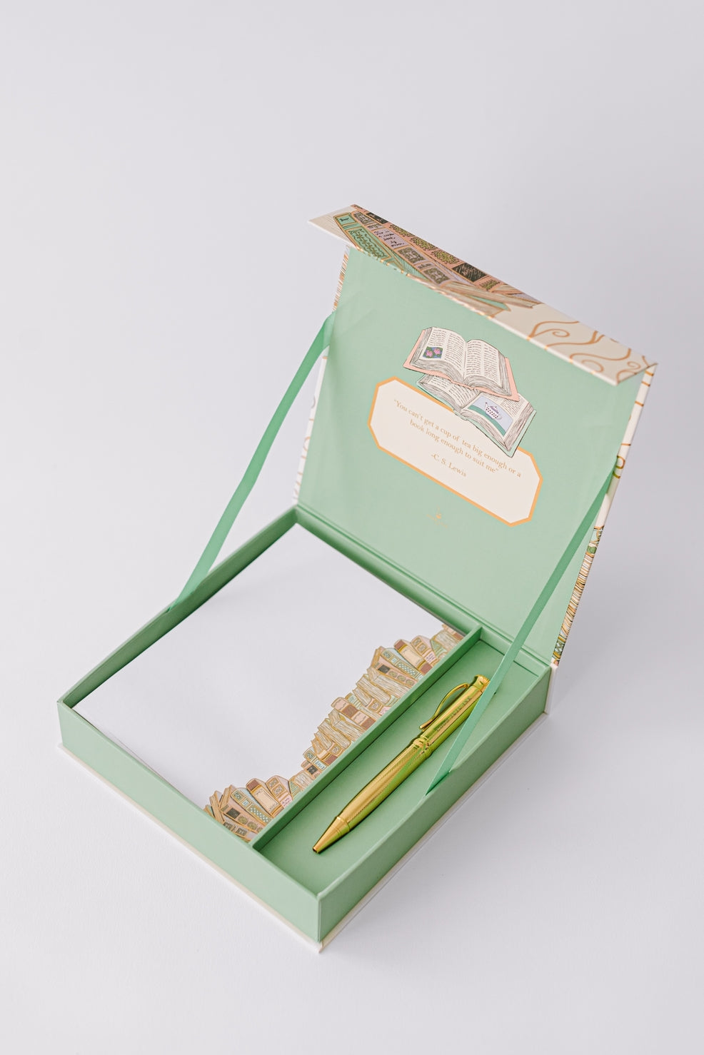 Premium Cozy Book Stack Luxury Stationery Set - Elegant Writing & Journaling Supplies for Book Lovers, Perfect for Office, School & Gift Giving