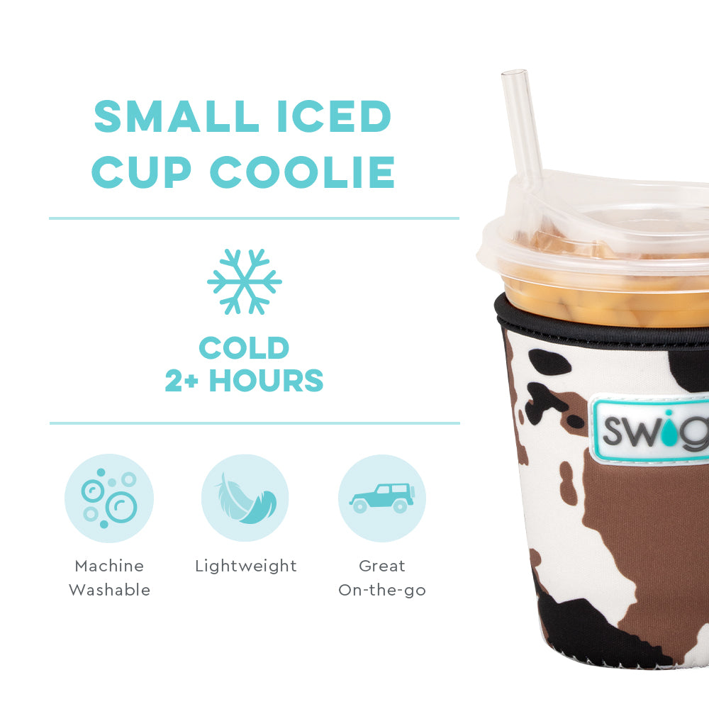 Hayride Small Iced Cup Coolie - Insulated Beverage Sleeve for Cold Drinks, Perfect for Coffee, Iced Tea, and Smoothies - Great for Parties, Picnics, and Outdoor Events