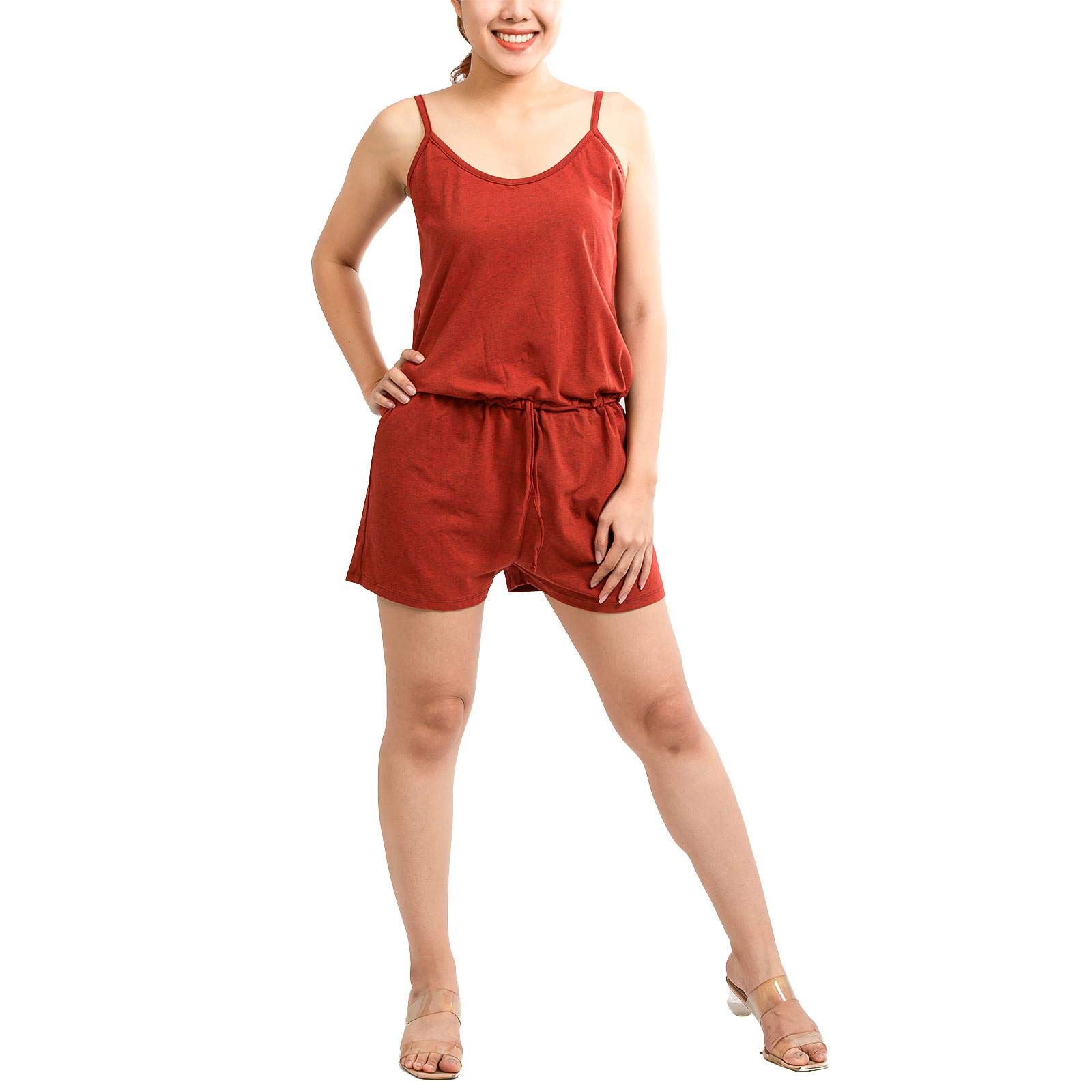 LOFBAZ Women's Sexy Jumpsuit Romper Shorts - Summer Beach Outfit, Casual Wear for Vacation, Pool Party & Night Out