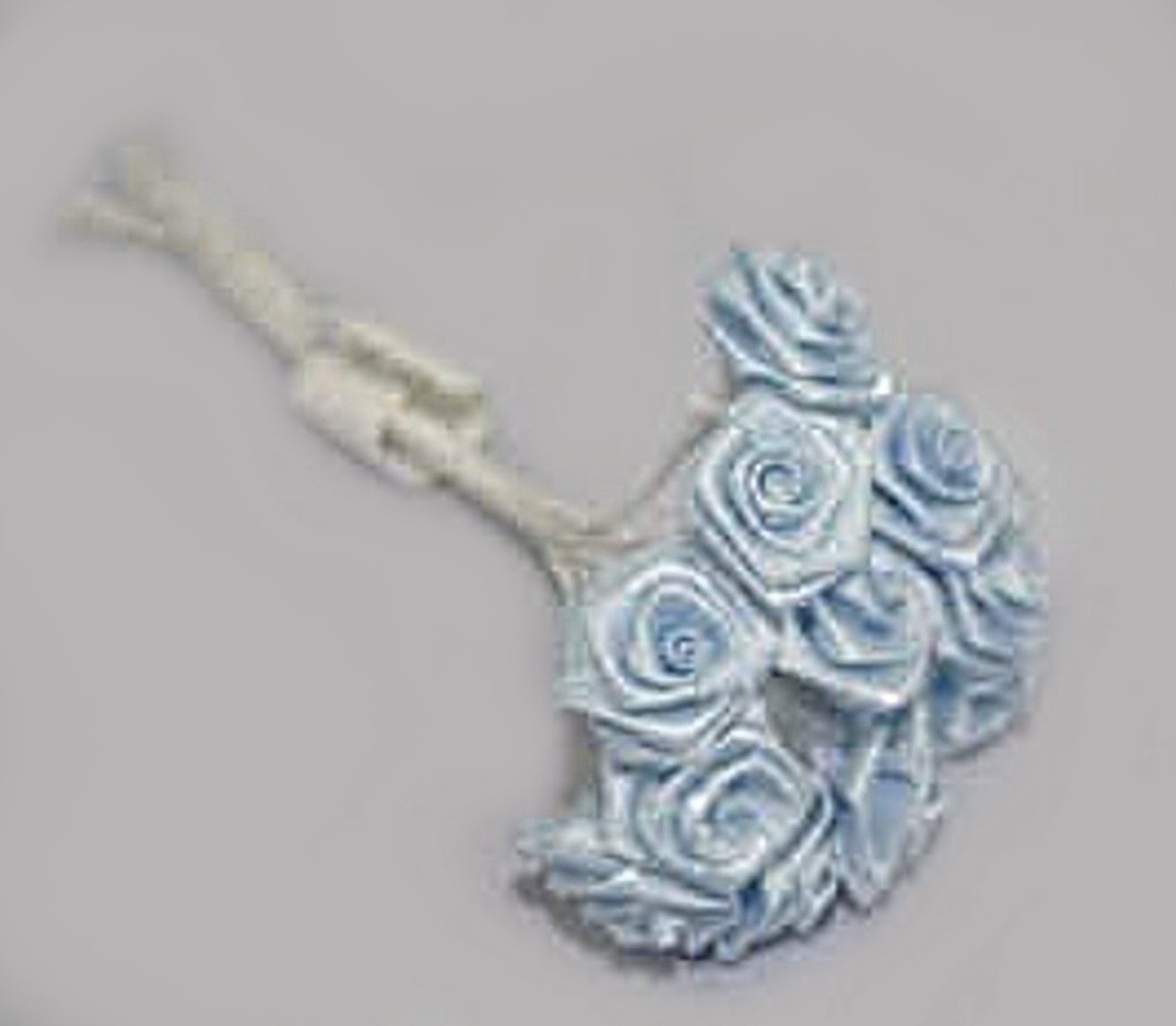 144 Large Light Blue Wrap Rose Wedding Flower Picks - Bulk Artificial Flowers for Bouquets, Centerpieces, Bridal Decorations (Perfect for Weddings, Parties, Home Decor)