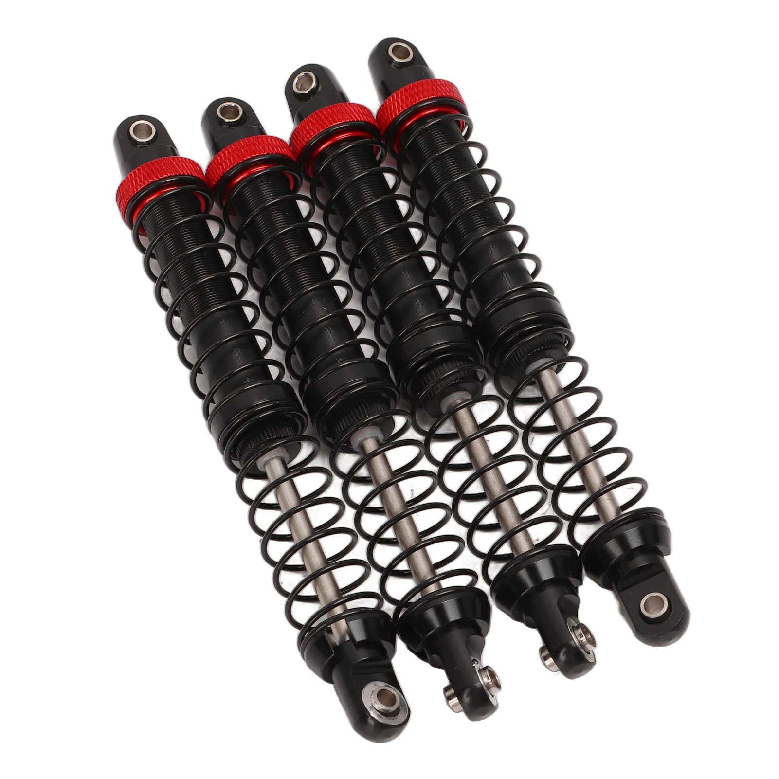 High-Performance 4PCS CNC Machined Universal RC Shock Absorber for 1/10 Scale RC Crawler - 100mm Vibration Damping System - Perfect for Off-Road, Rock Crawling & Trail Adventures