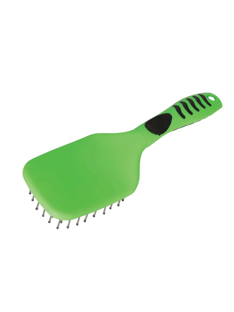 Hy Equestrian Vivid Mane and Tail Brush for Horses - Soft Bristle Grooming Brush for Show Horses & Daily Care - Perfect for Detangling, Shining & Massaging Horse Hair