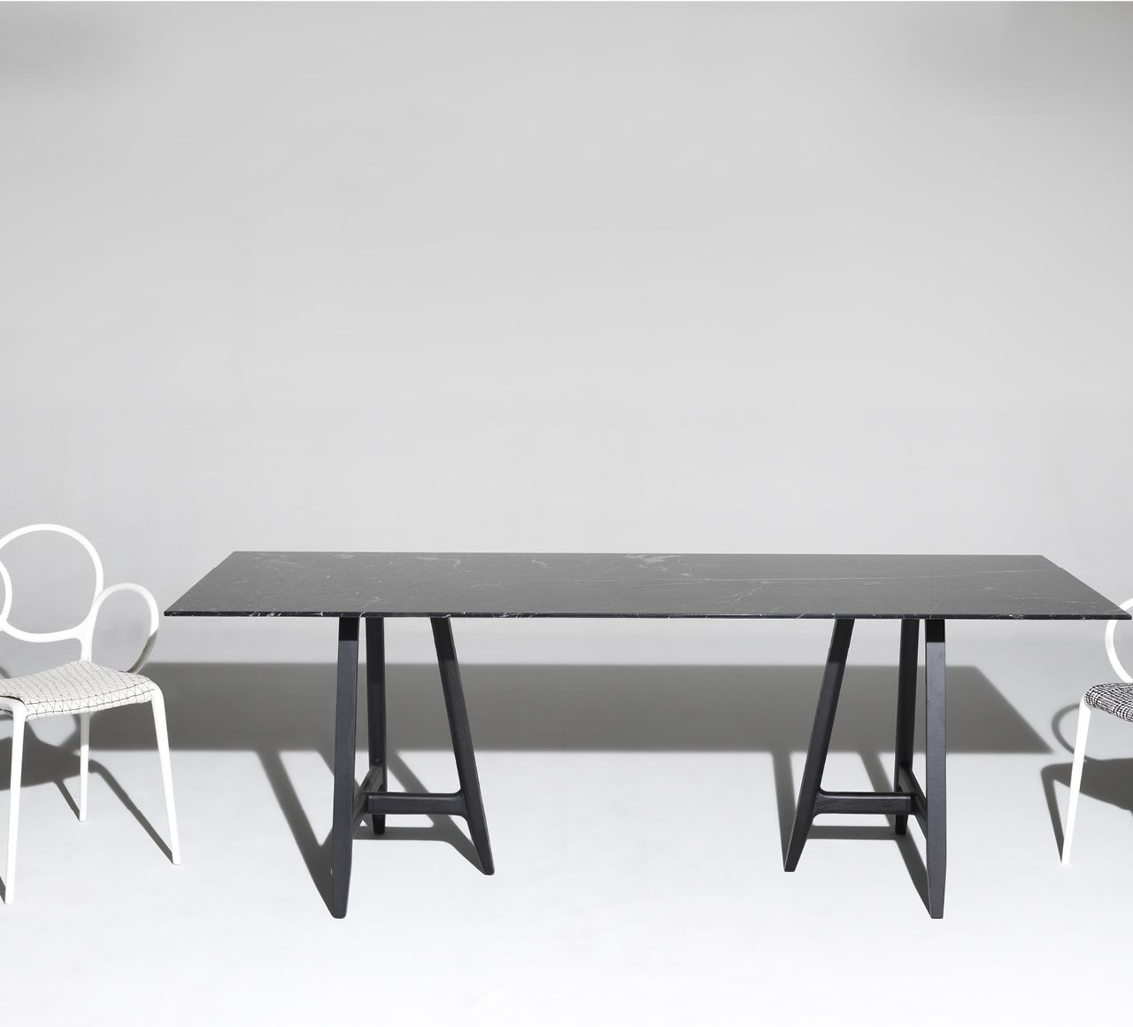 Driade Easel Dining Table - Modern & Stylish Wooden Table for Home, Kitchen, or Restaurant | Perfect for Dining, Entertaining & Small Spaces