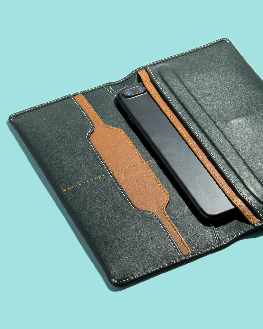 Premium Space-Themed Long Wallet for Men & Women - RFID Blocking Slim Bifold Wallet - Perfect for Travel, Business & Everyday Use