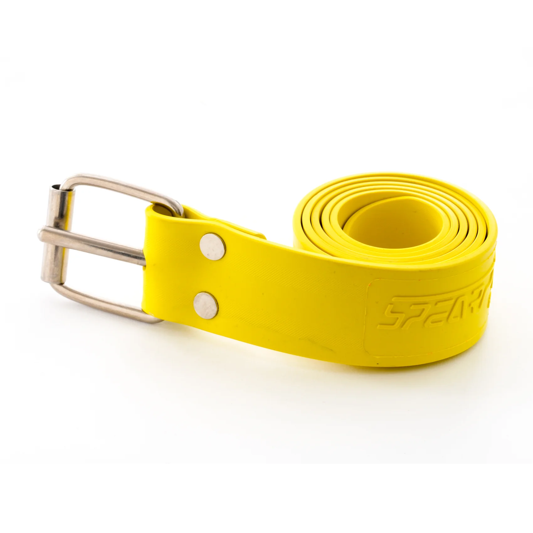 Spear Pro 4mm Marseilles Weight Belt for Scuba Diving - Yellow Neoprene Dive Belt for Freediving, Snorkeling & Spearfishing - Adjustable Waist Support for Underwater Sports