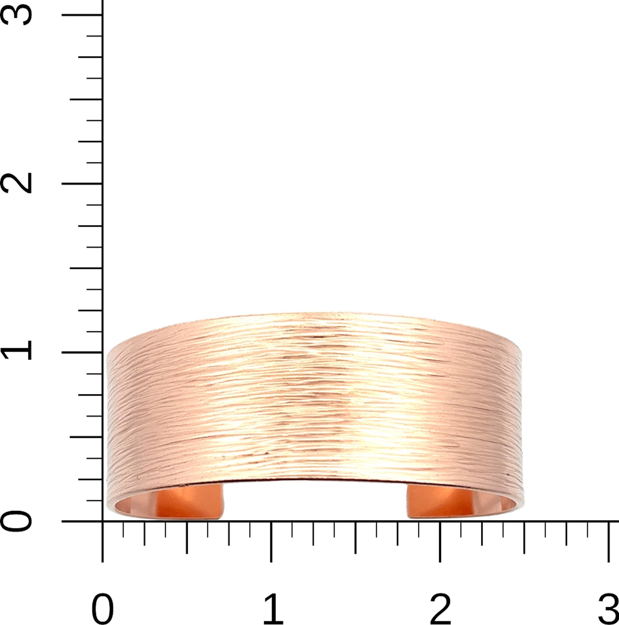 Men's Bark Copper Cuff Bracelet - 1 Inch Wide Handmade Bangle for Casual Wear & Gift Giving | Perfect for Outdoor Adventures, Date Nights & Boho Style