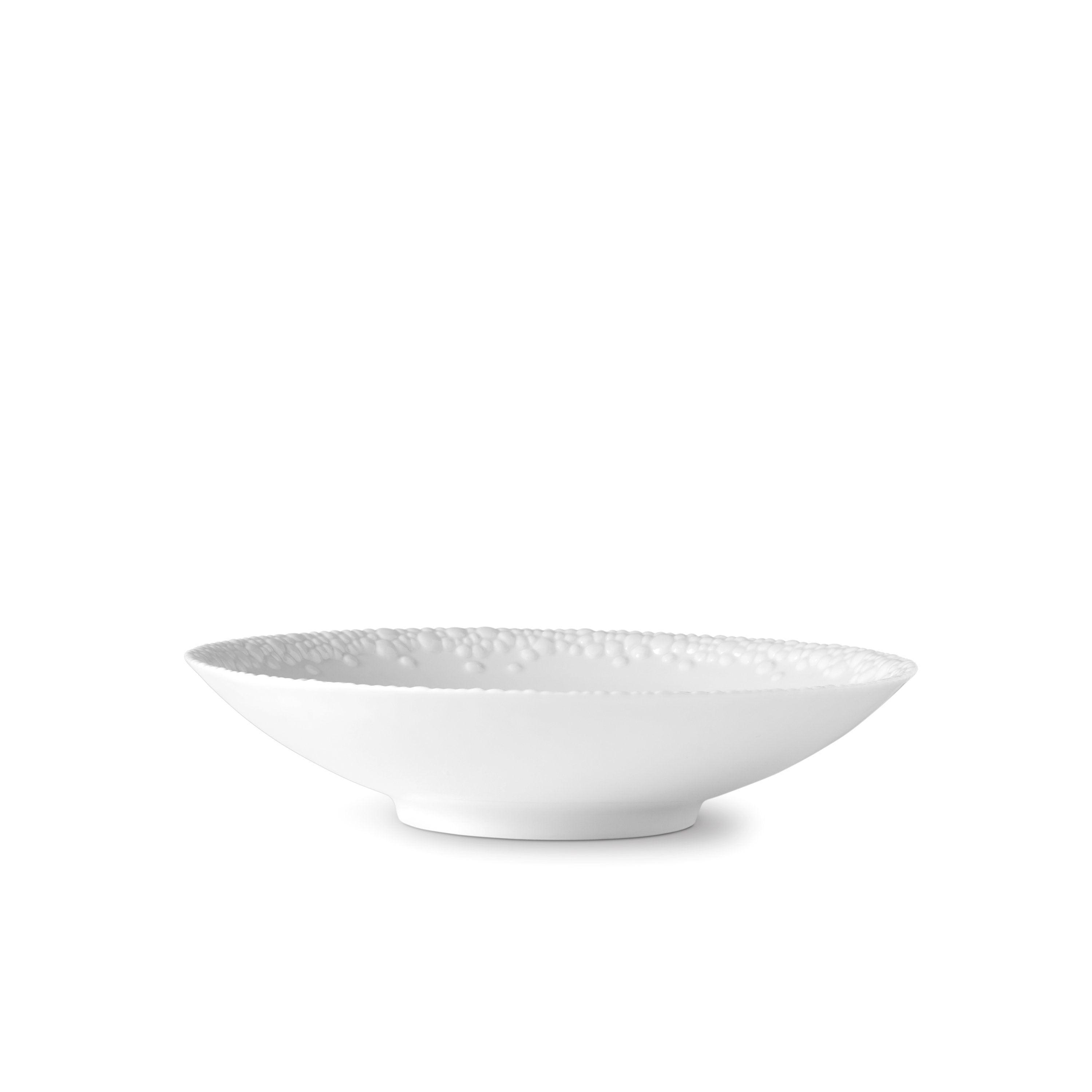 Haas Mojave White Soup Plate - Elegant Ceramic Dinnerware for Soup, Salad & Dessert - Perfect for Restaurants, Catering & Home Dining