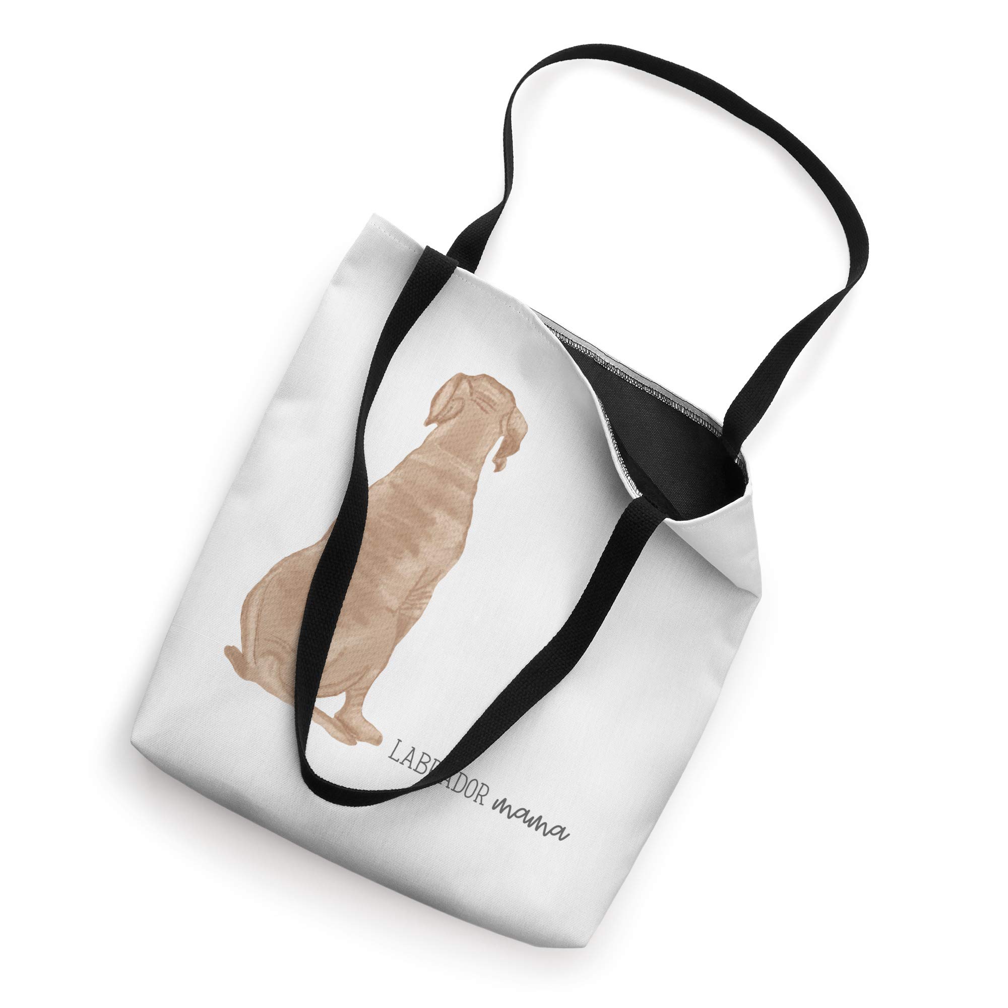 Yellow Labrador Retriever Mom Tote Bag - Durable Canvas Shoulder Bag for Dog Lovers, Pet Parents & Animal Enthusiasts - Perfect for Groceries, Beach Trips & Daily Use