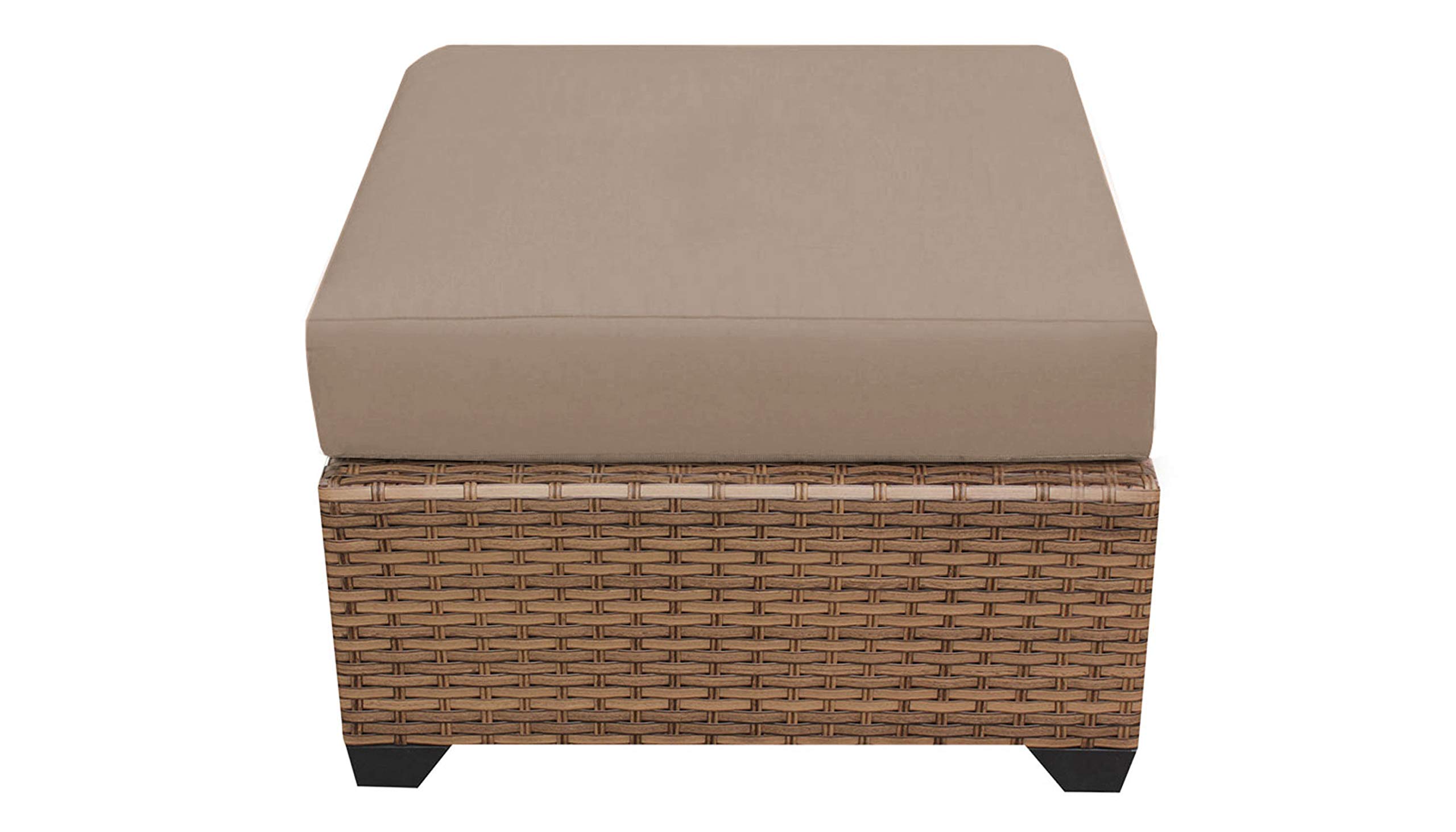 TKC LAGUNA-06F 6-Piece Outdoor Wicker Patio Furniture Set in Wheat Color - Perfect for Backyard, Garden, Poolside & Outdoor Relaxation