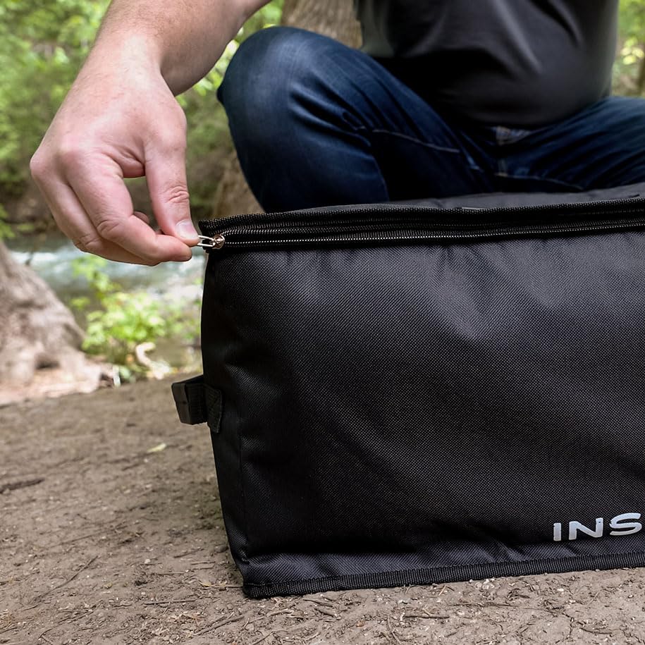 InstaFire Ember Oven Carrying Case - Portable Fire Pit Cover for Camping, Backpacking & Outdoor Cooking - Durable Protective Storage Bag for Grill & Fire Oven Accessories