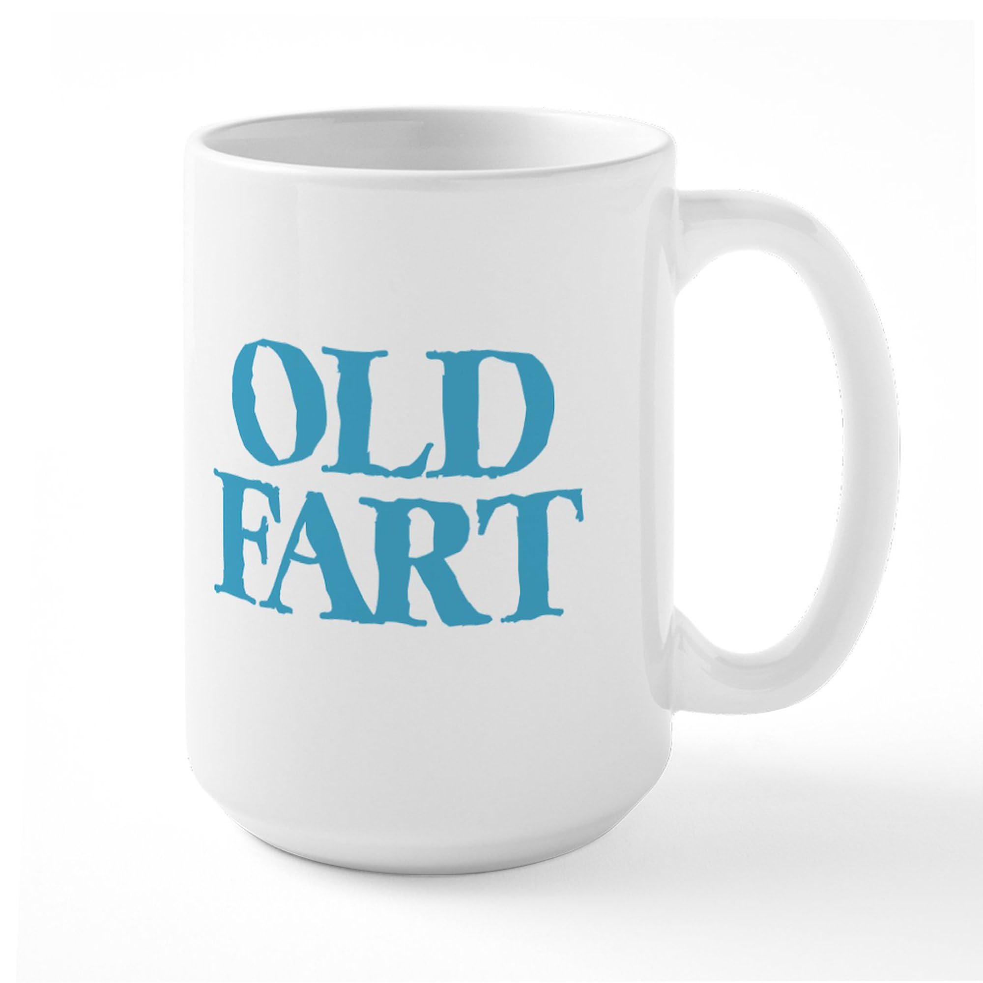 Old Fart 15 oz Ceramic Coffee Mug (444ml) - Funny Novelty Gift for Dad, Grandpa & Retirement - Perfect for Office, Home & Coffee Lovers