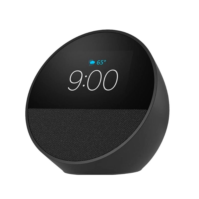 Amazon Alexa Echo Spot - Smart Display with Alexa (Black) - Control Smart Home, Watch Videos, Make Calls & More for Home & Office Use