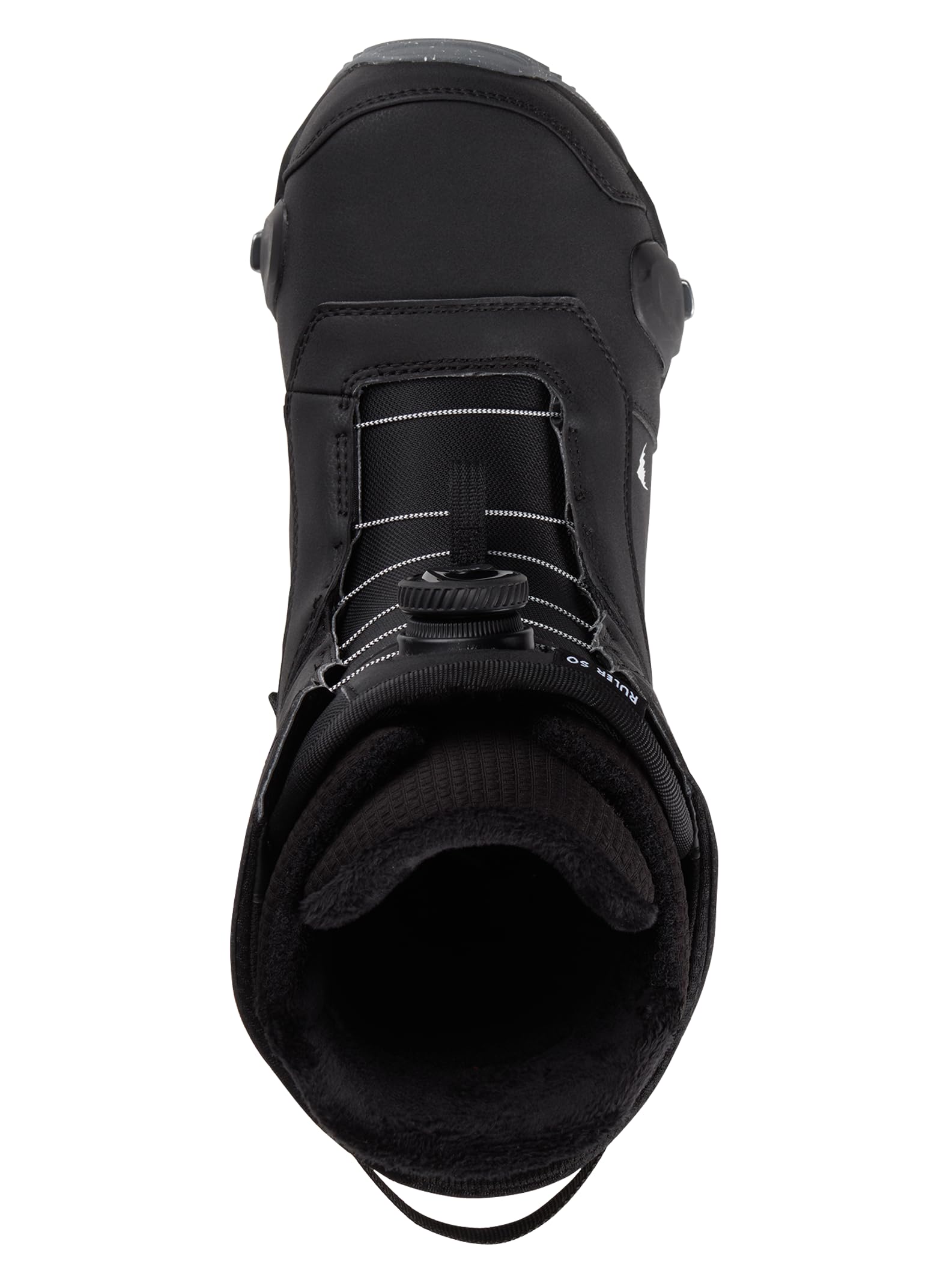 Burton Men's Ruler Step On Snowboard Boots - Waterproof Winter Snowboarding Shoes for Men, Size 10.5 US, Black - Perfect for Powder Days & Park Riding