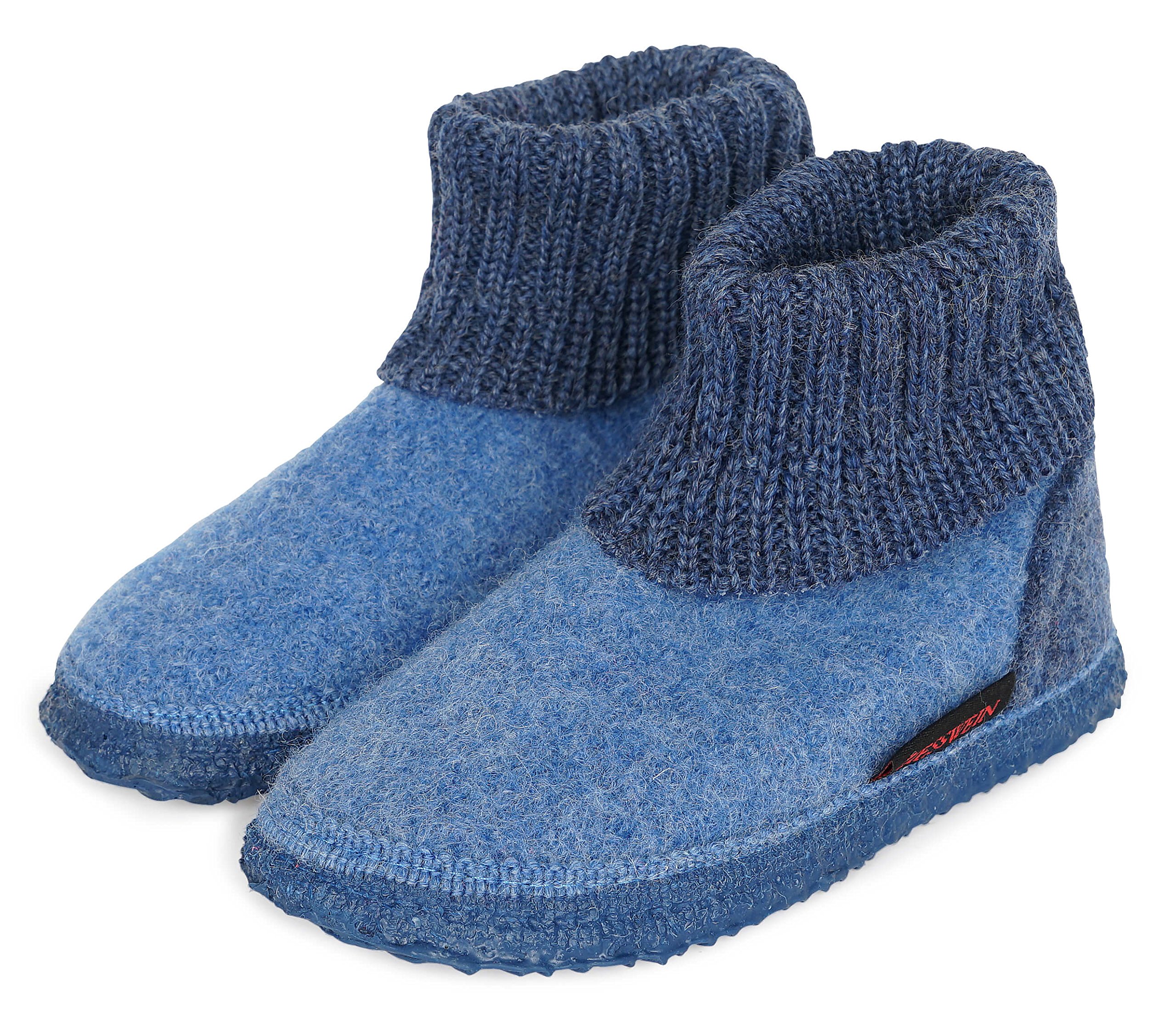 Giesswein Unisex Kids High Slippers - Soft & Comfortable House Shoes for Boys and Girls - Perfect for Indoor, Playtime & Cozy Home Wear