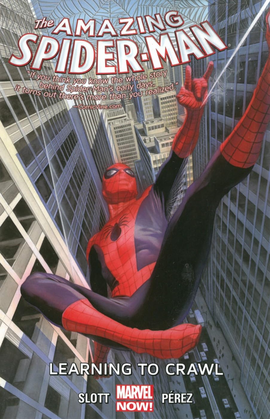 Amazing Spider-Man 1.1 Comic Book - Learn to Crawl Origin Story | Marvel Superhero Collectible for Fans & Readers | Perfect for Gifts, Display & Comic Book Collections