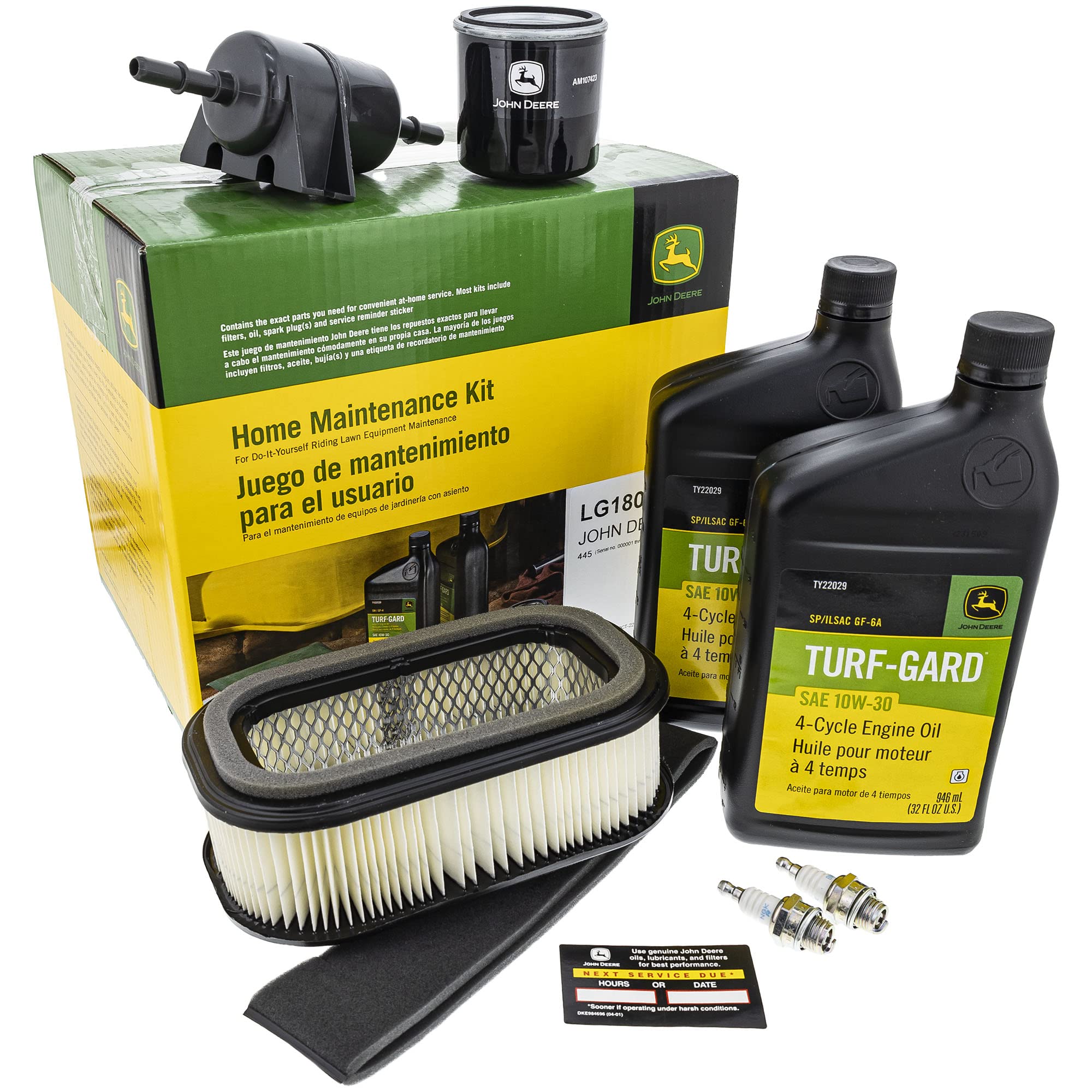 John Deere Original Equipment LG180 Filter Kit - Compatible with Tractors & Lawn Mowers - Perfect for Engine Maintenance & Performance Enhancement