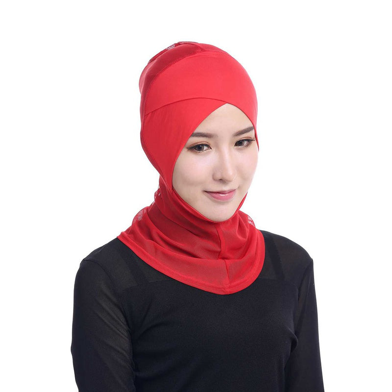 Breathable Muslim Women's Sport Undercap Hijab Inner Cap for Running, Yoga & Workouts - Moisture-Wicking & Comfortable Head Cover