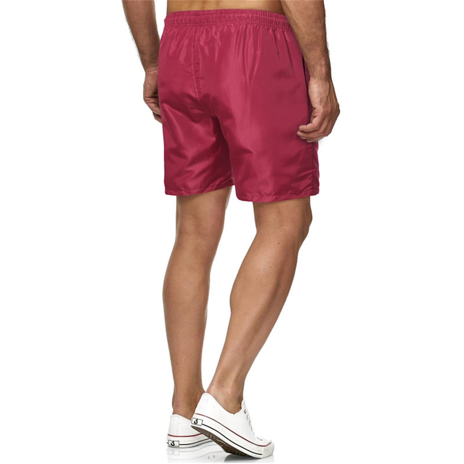 **LindoMaker Men's 5-Inch Inseam Cotton Shorts – Lightweight, Breathable & Quick-Dry for Travel, Gym & Outdoor Activities**    **Use Cases:** Perfect for workouts, hiking, running, beach trips, and casual wear.