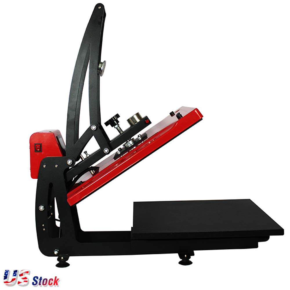 16x20 Inch Auto Open Slide Out Heat Press Machine - US Stock Vertical Heat Transfer Press for T-Shirts, Tiles, Bags & Photos | Perfect for DIY Crafts, Custom Apparel & Sublimation Printing