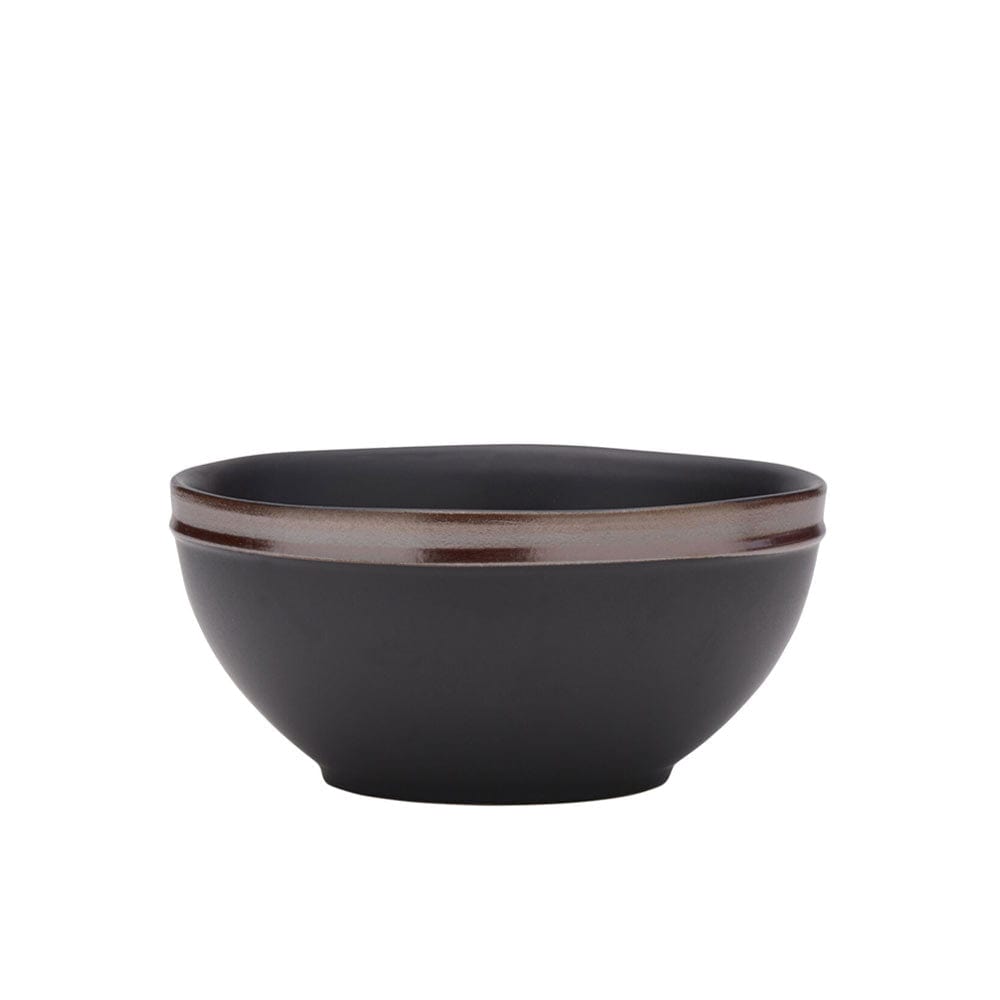 Premium Miller Black 12-Piece Dinnerware Set - Service for 4 People - Elegant Porcelain Plates, Bowls & Mugs - Perfect for Family Dinners, Dinner Parties & Holiday Gatherings