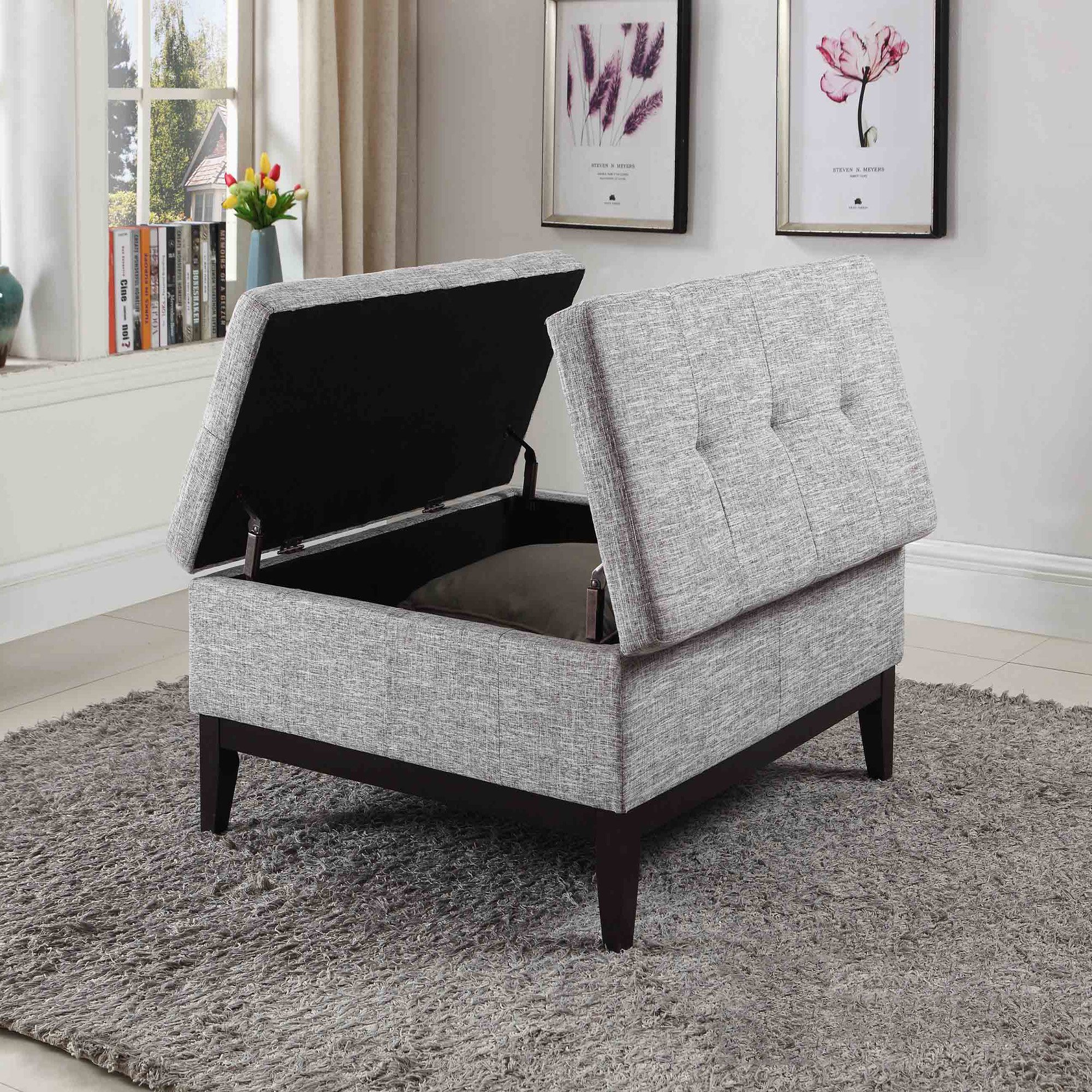 Modern Beige and Grey Coffee Table by Ore International - Stylish Living Room Furniture for Home Decor, Office & Lounge Spaces