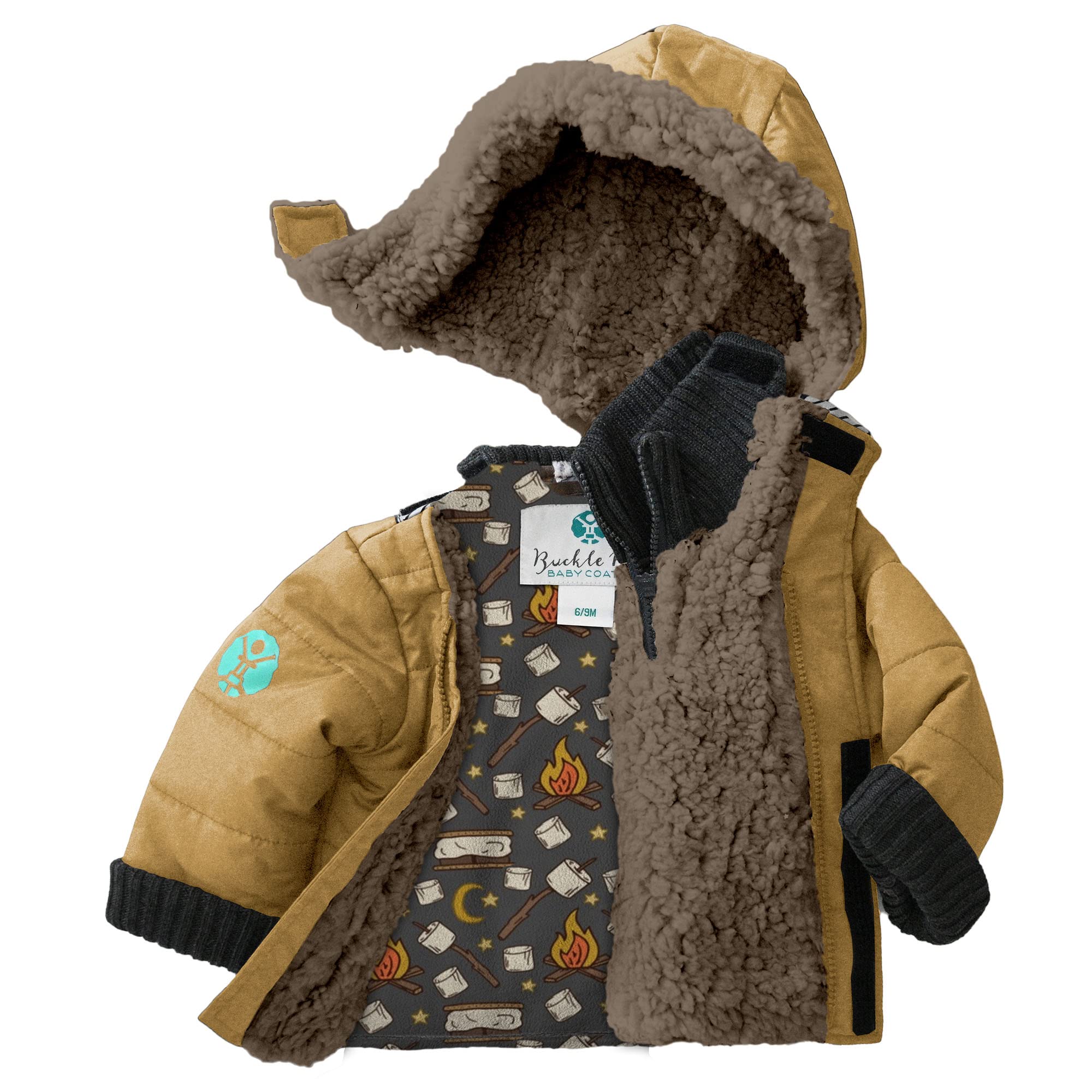 Buckle Me Baby Winter Coat - Warmest Car Seat Jacket for Boys & Girls (6 Months-6 Years) | Shark Tank Featured | Safe & Cozy for Winter Outings, School Drop-offs & Family Trips