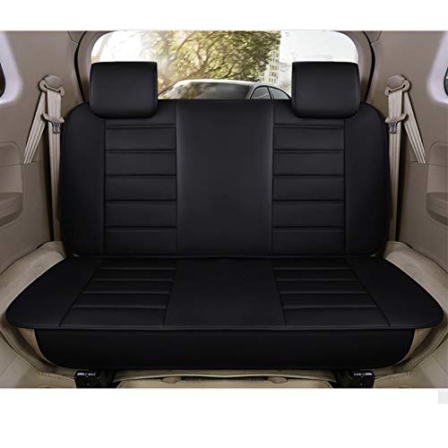 Universal 7-Seat Car Seat Cover Set - Waterproof Leather Protection with 2 Headrests & 2 Lumbar Pillows (Red) - Fits Most SUV & Minivan Models - Perfect for Family Road Trips, Daily Commuting and Pet Protection