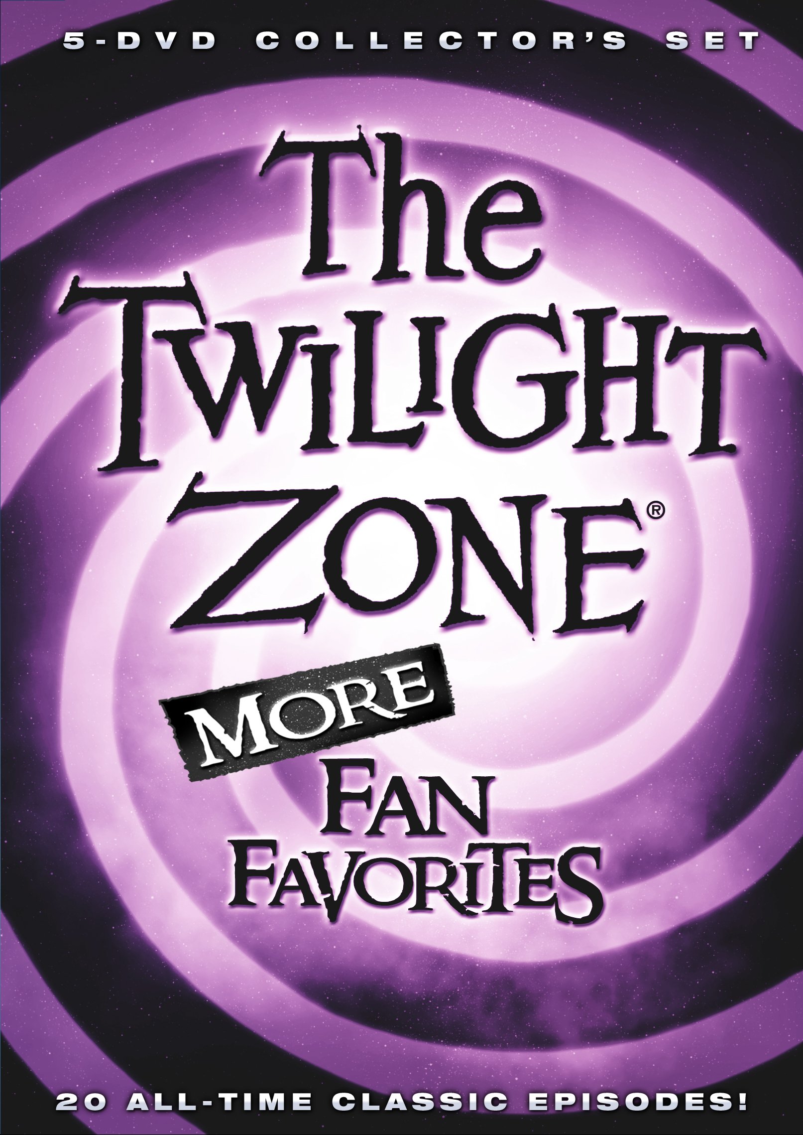 The Twilight Zone: More Fan Favorites - Classic Sci-Fi TV Series Box Set for Collectors & Binge-Watchers | Perfect for Movie Nights & Gift Giving