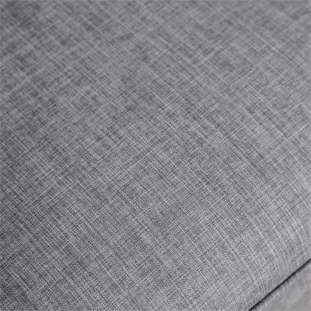 Mid-Century Modern Light Gray Fabric Tufted Accent Chair by Furniture of America - Perfect for Living Room, Bedroom & Home Office Decor