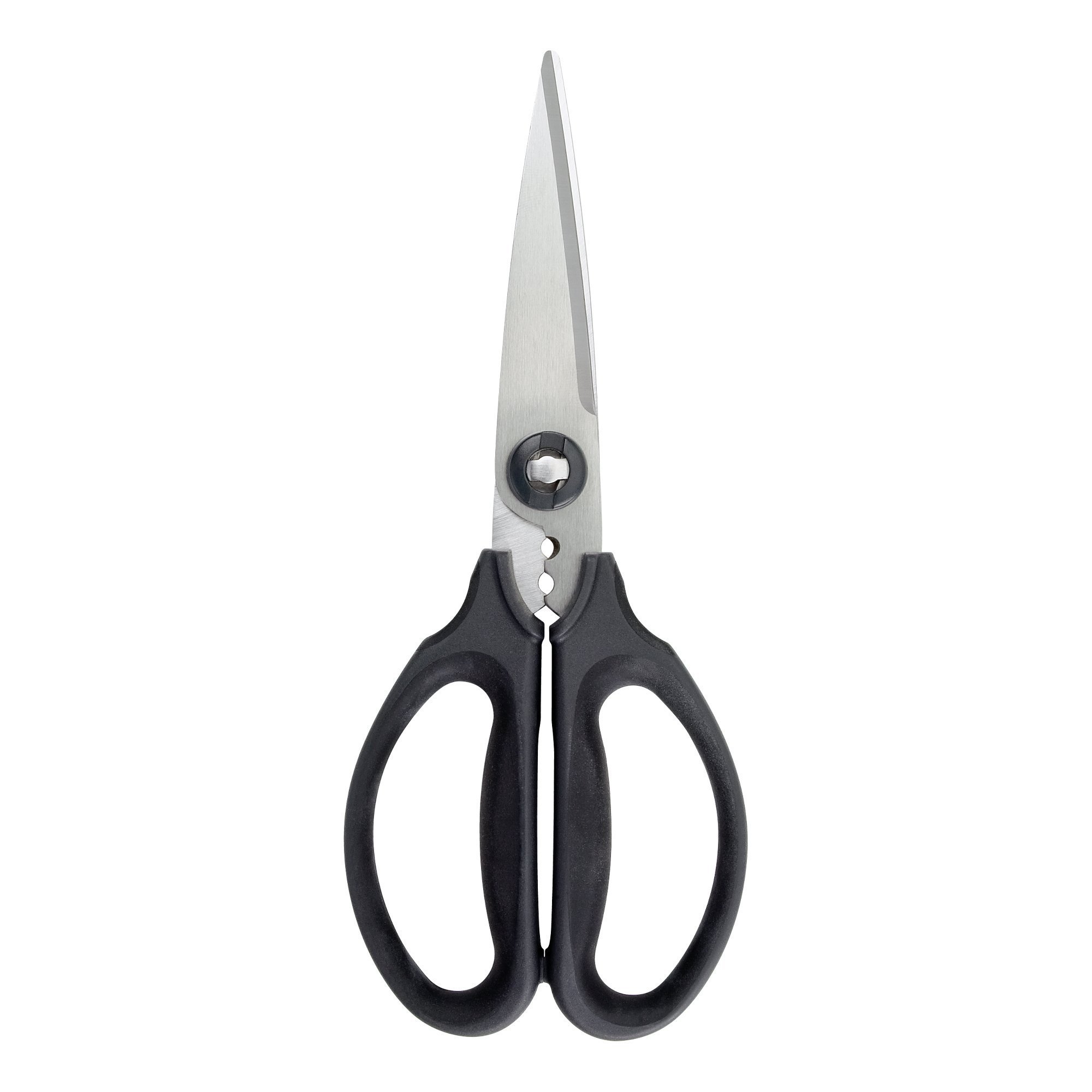OXO Good Grips Multi-Purpose Kitchen Scissors & Can Opener Set - Heavy Duty Stainless Steel Cooking Shears & Smooth Edge Can Opener for Food Prep, Cutting Herbs, Opening Cans - Perfect for Home Kitchen & Camping