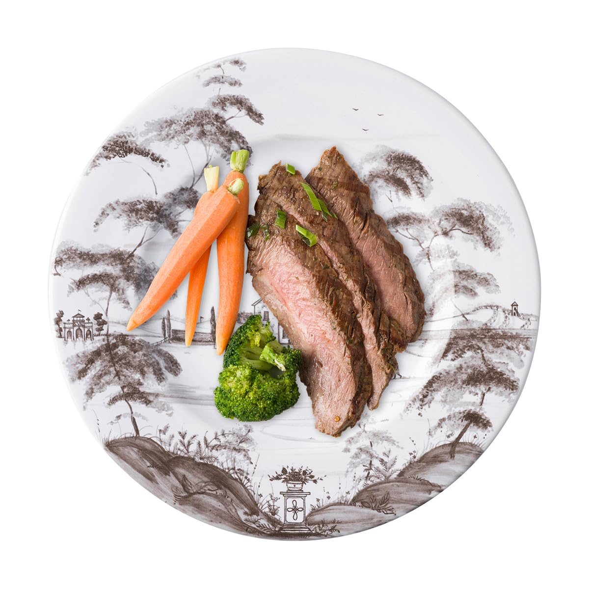 Juliska Country Estate Flint Dinner Plate - Elegant Stoneware for Fine Dining, Dinner Parties & Everyday Use