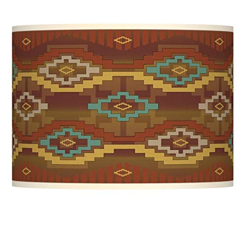 Southwest Style Drum Lamp Shade - 13.5