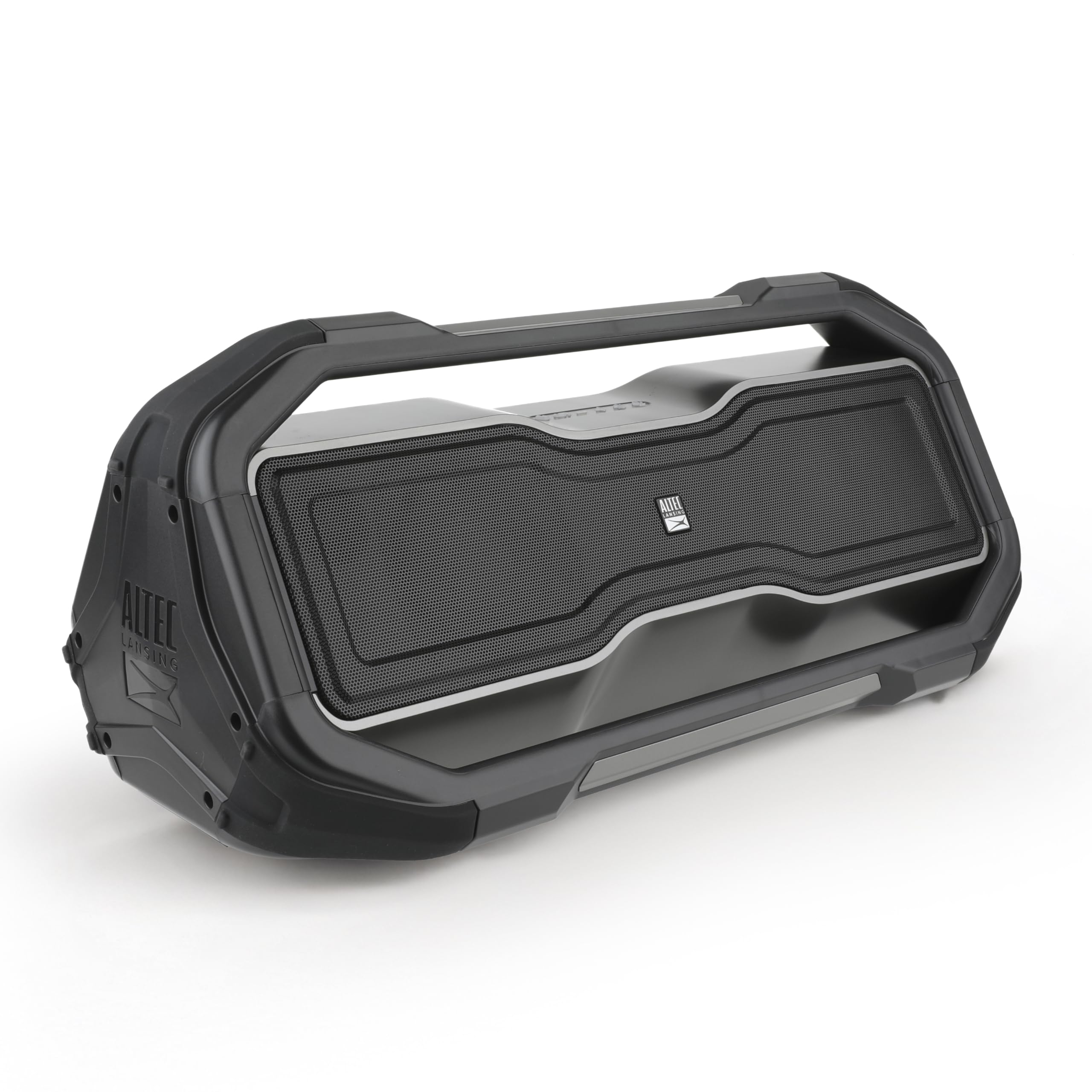 Altec Lansing ROCKBOX XL Wireless Bluetooth Speaker - Portable Waterproof Speaker with 20 Hours Playtime, 5 LED Light Modes, Floating Design for Pool Parties, Beach Outings & Outdoor Adventures