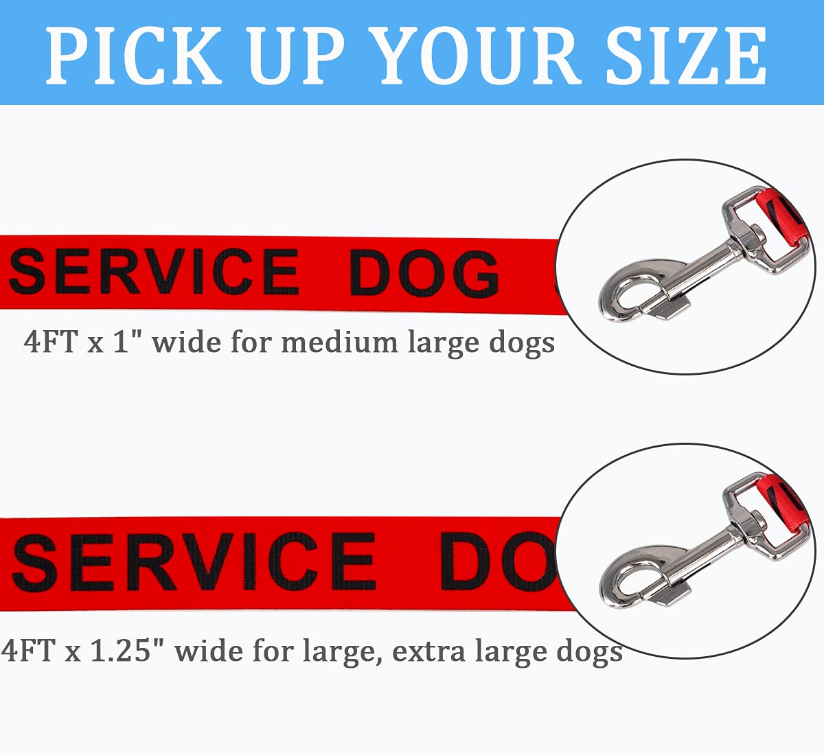 MayPaw 4FT Heavy Duty Service Dog Leash - 1