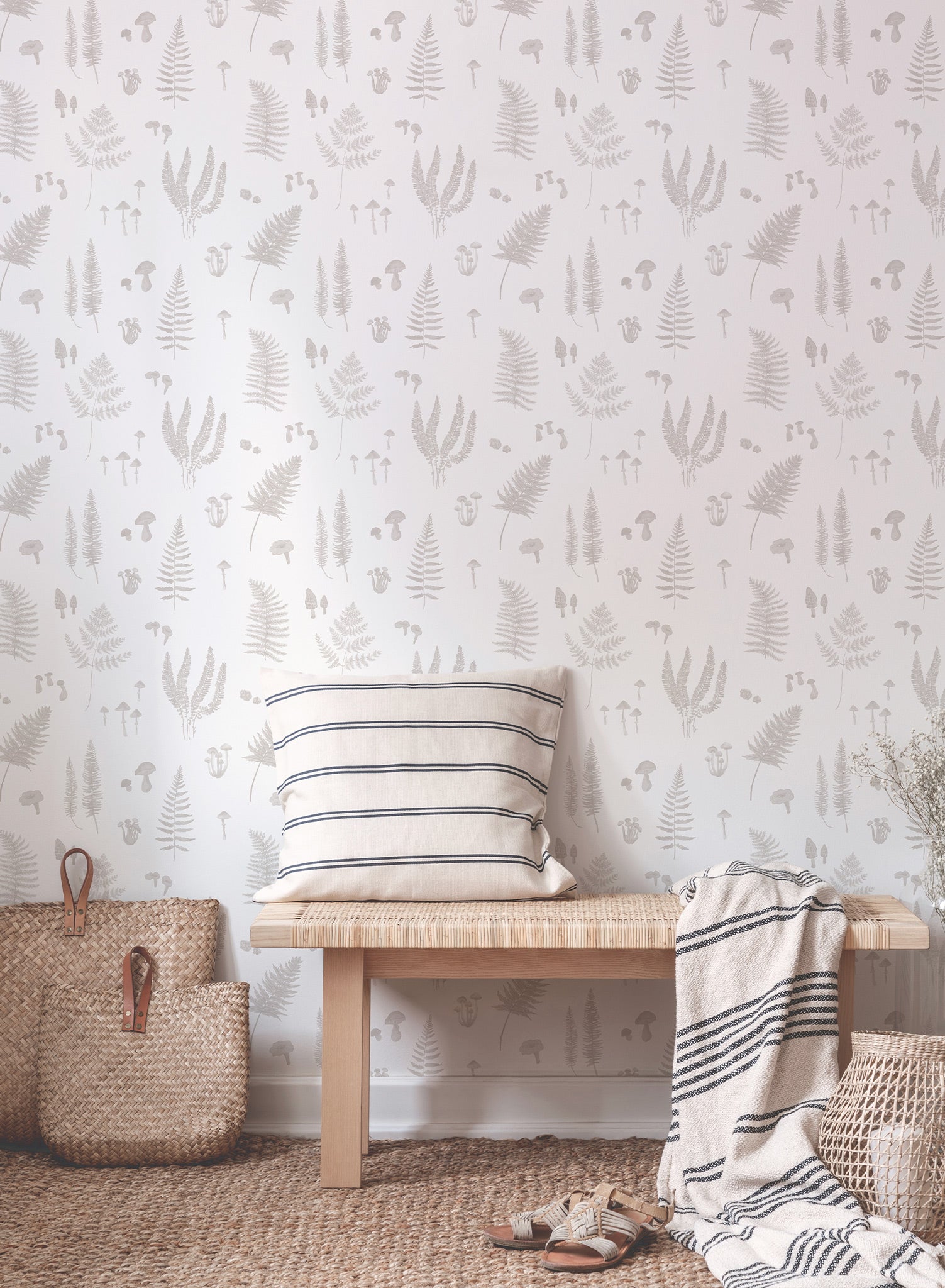 Into the Wild Wallpaper - Nature Inspired Peel and Stick Wallpaper for Home Decor | Perfect for Living Room, Bedroom & Nursery
