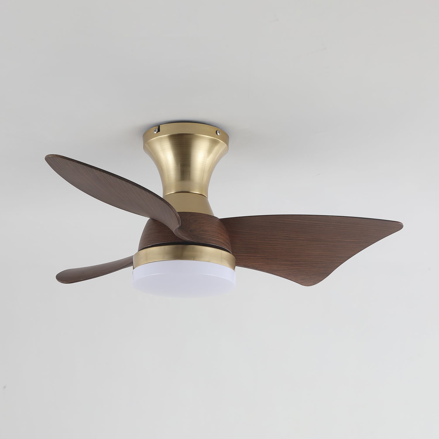 Breeze Lux Ceiling Fan with Light Kit - Modern Remote Control LED Ceiling Fan for Bedroom, Living Room & Office - Energy Efficient Quiet Cooling Fan with 3 Speeds