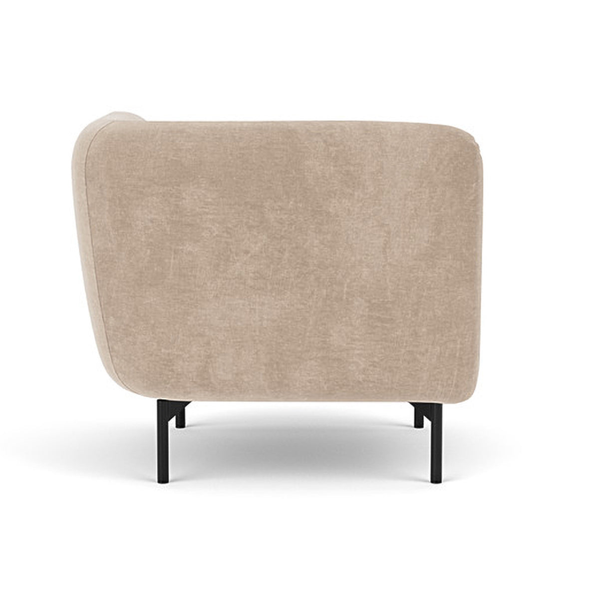 Alfred Fabric Right 1 Seater Modular Sofa - Modern Comfortable Single Chair for Living Room, Bedroom & Small Spaces