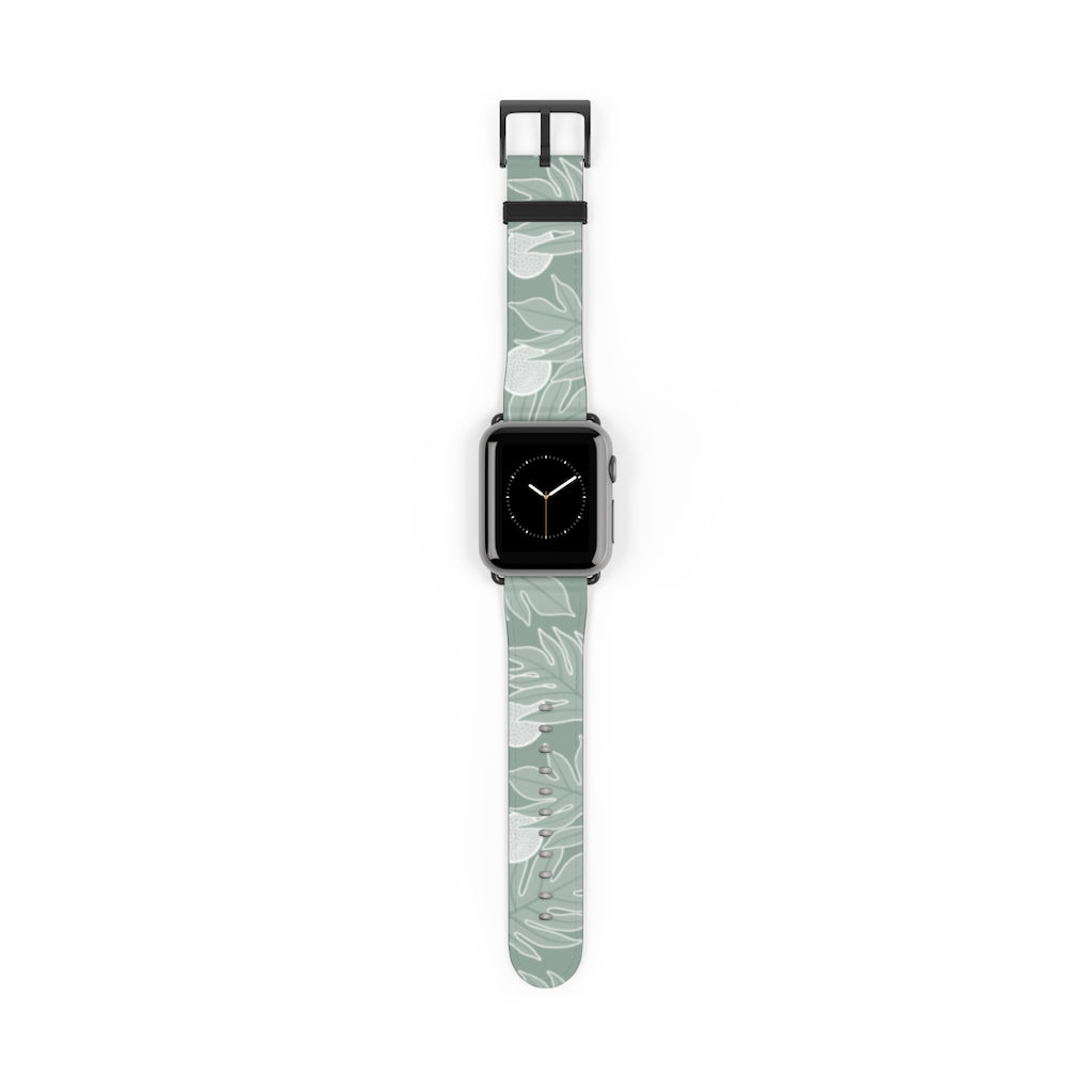 Premium Genuine Leather Ulu Apple Watch Band - Adjustable Strap for Apple Watch Series 9/8/7/6/SE/5/4/3 - Perfect for Workouts, Outdoor Adventures & Everyday Wear