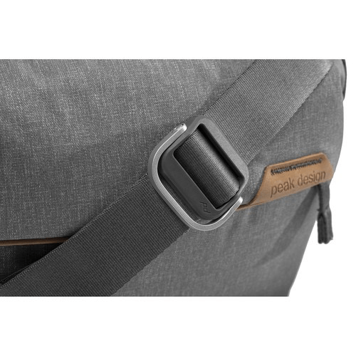 Peak Design Everyday Sling 10L V2 Camera Bag - Waterproof Ash Gray for Photographers & Travel | Compact Crossbody Backpack for DSLR, Mirrorless & Accessories | Perfect for Hiking, Commuting & Urban Exploration