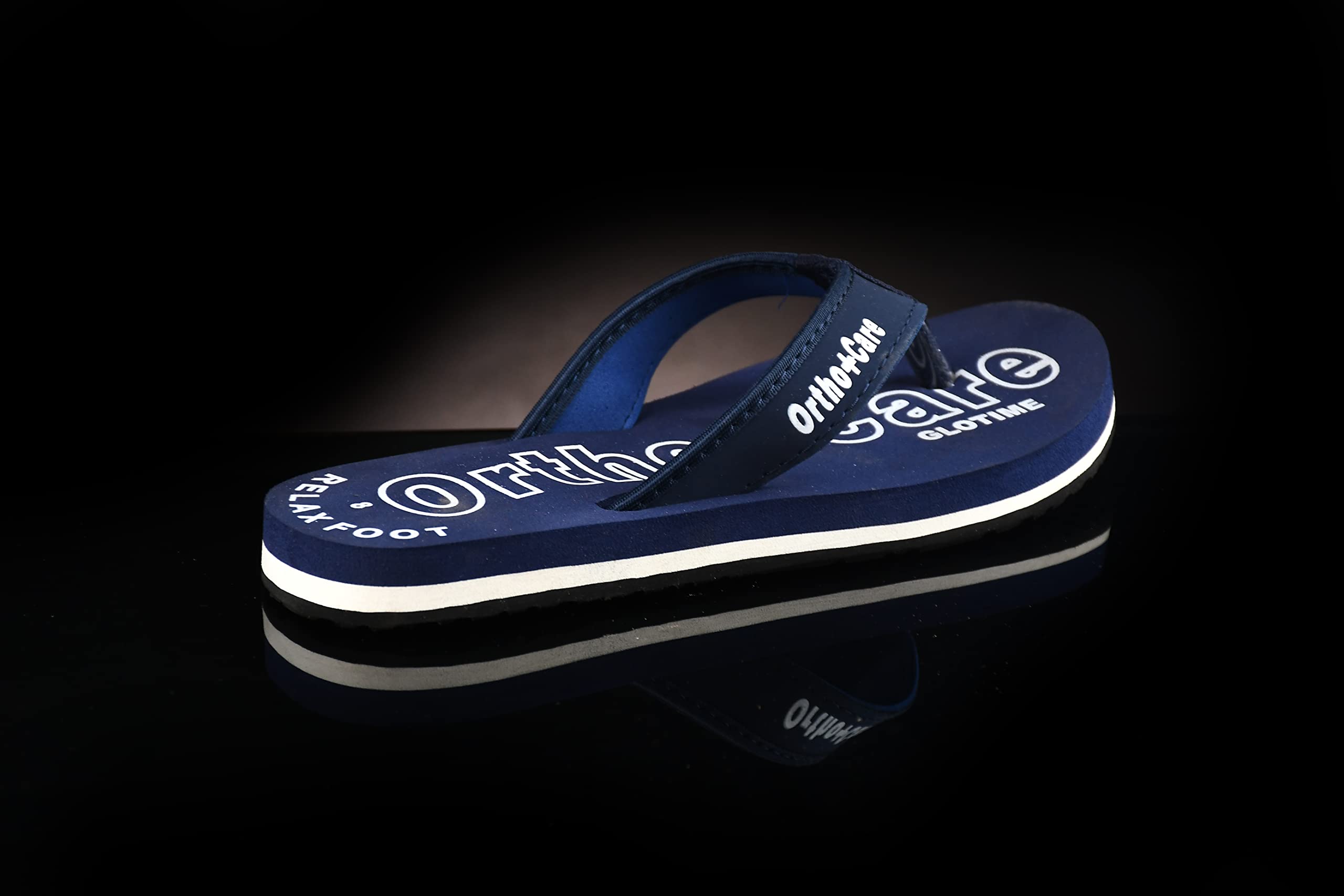 GLORY Men's Diabetic & Orthopedic Slippers - Lightweight Cushioned Comfortable Flip Flops with Soft Footbed for Plantar Fasciitis Relief | Perfect for Home, Hospital & Post-Surgery Recovery