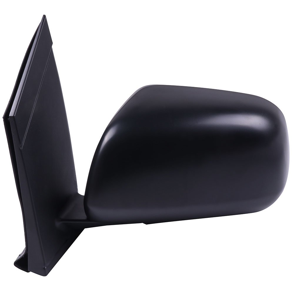 OCPTY Black Left Side Mirror Replacement for 2004-2010 Toyota Sienna - Textured Glass Manual Folding Non-Heated Mirror - Perfect for Parking Safety & Blind Spot Visibility
