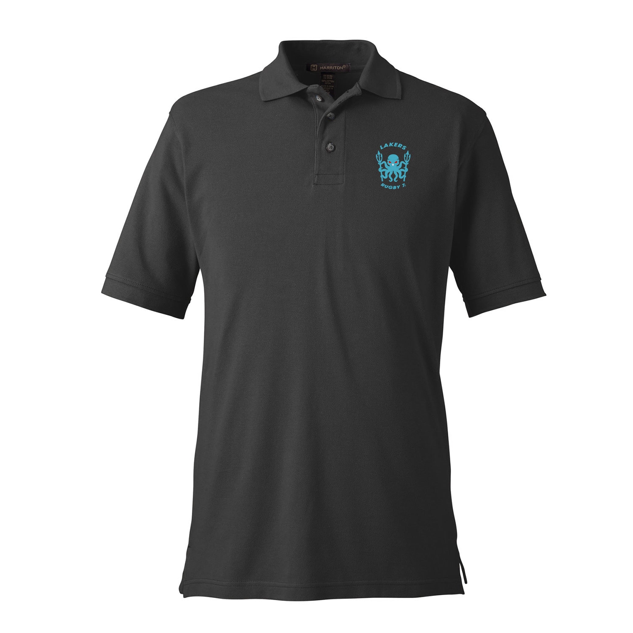 Los Angeles Lakers Rugby 7s Cotton Polo Shirt - Men's Breathable Sports Jersey for Rugby, Golf & Casual Wear - Official NBA Fan Apparel