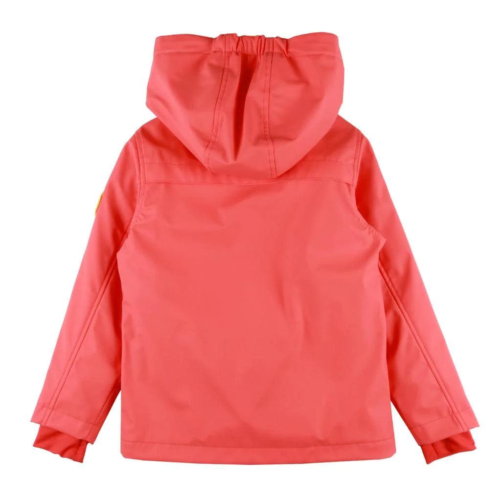 Conifere Blossom Girls Raincoat - Waterproof Kids Rain Jacket with Hood for Outdoor Play, School & Spring Adventures
