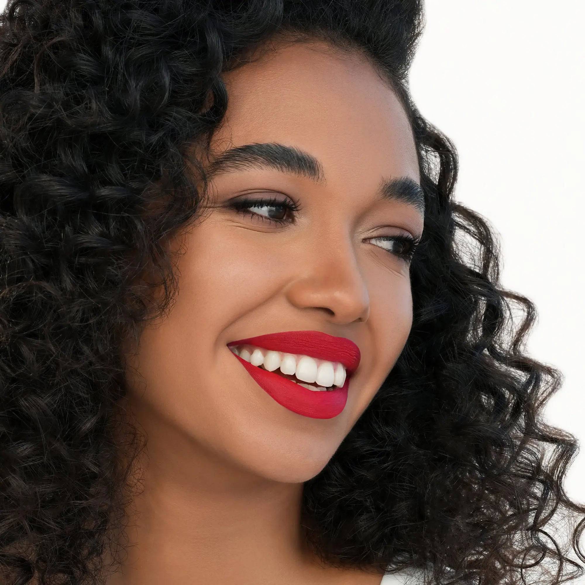 Long-Lasting Matte Liquid Lipstick - Rouge Shade, Vegan & Cruelty-Free - Perfect for Parties, Date Nights & Everyday Wear